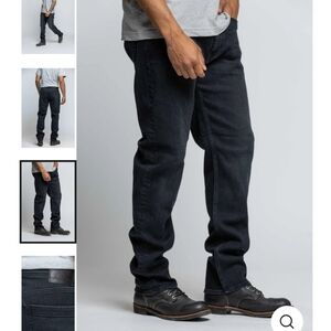 Revtown Sharp JeansThe Sharp Carbon Black Sz 35x32 Like New